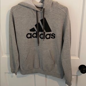 Men’s Medium Gray Adidas Hoodie